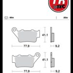 MOTOMASTER Nitro Bremsbeläge hinten 2T