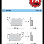 MOTOMASTER GP Bremsbeläge hinten 2T