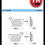 MOTOMASTER GP Bremsbeläge hinten 4T